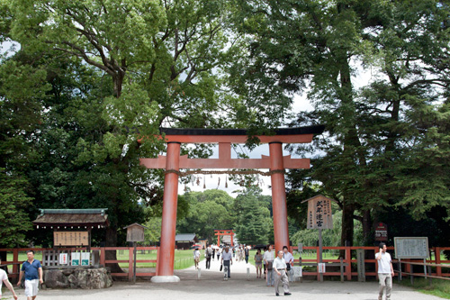 上賀茂神社 - 一ノ鳥居 上賀茂神社 - 一ノ鳥居