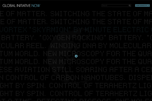 GLOBAL INITIATIVE NOW GLOBAL INITIATIVE NOW