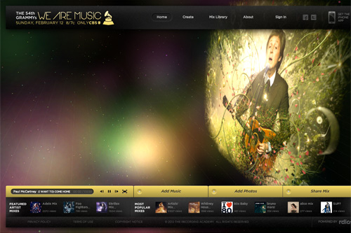 The 54th Grammy's - WE ARE MUSIC The 54th Grammy's - WE ARE MUSIC