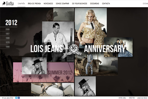 Lois Jeans 50th Anniversary | Spring Summer 2012 Lois Jeans 50th Anniversary | Spring Summer 2012