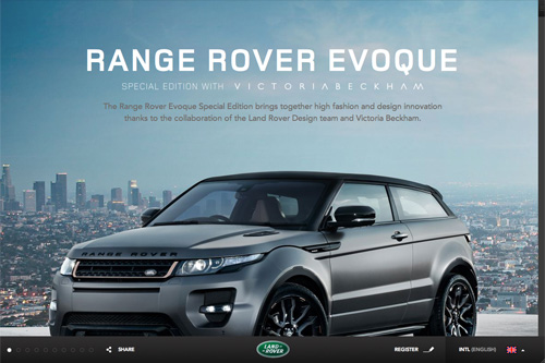 Range Rover Evoque Special Edition With Victoria Beckham Range Rover Evoque Special Edition With Victoria Beckham