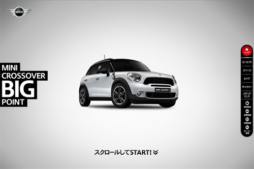 MINI Japan - MINI CROSSOVER. BIG POINTスペシャルコンテンツ
