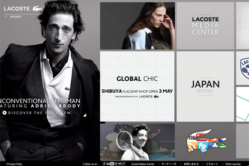 LACOSTE Japan - Japan LACOSTE Japan - Japan
