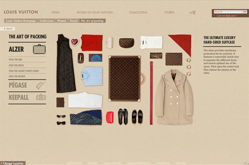 Louis Vuitton - The Art of packing Louis Vuitton - The Art of packing