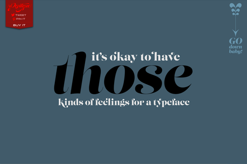 The Lust Typeface by Positype and Neil Summerour