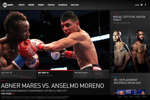 The Official Website of Showtime Sports