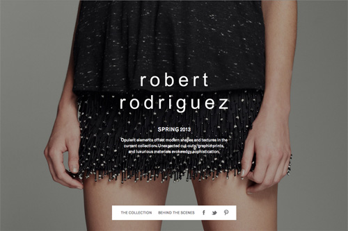Spring 2013 | Robert Rodriguez Spring 2013 | Robert Rodriguez