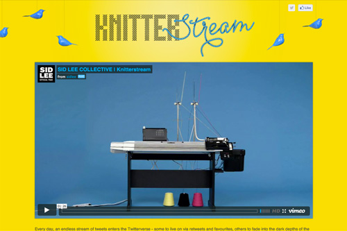 KNITTERSTREAM! making tweets look good since 2012