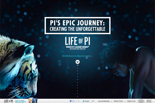 Pi's Epic Journey - LIFE OF PI on Digital HD