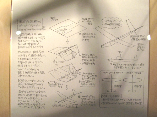 湿式加圧成形ペーパーグライダーの設計図 湿式加圧成形ペーパーグライダーの設計図