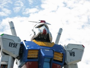 あぁ・・・次は空だ。 見上げる18mガンダム