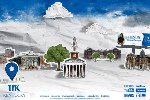 Welcome to the University of Kentucky - see blue