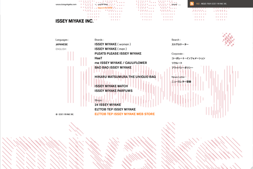 ISSEY MIYAKE INC. Official Site ISSEY MIYAKE INC. Official Site