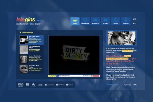 Lelegins.com - Soundtrack Artist / Sound Designer