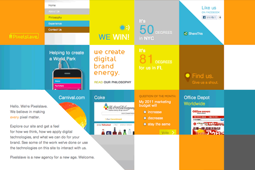 Pixelslave creates digital brand energy Pixelslave creates digital brand energy