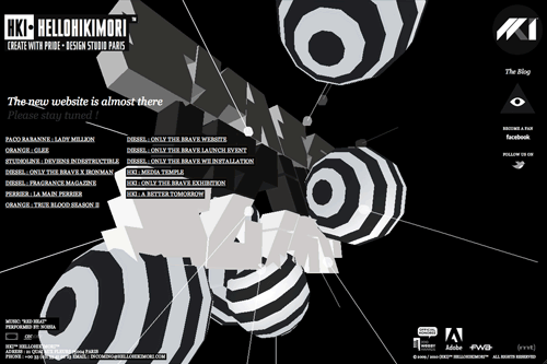 (HKI)™ Hellohikimori™ | Design Studio Paris | Create With Pride © since 2004 | Holding Page