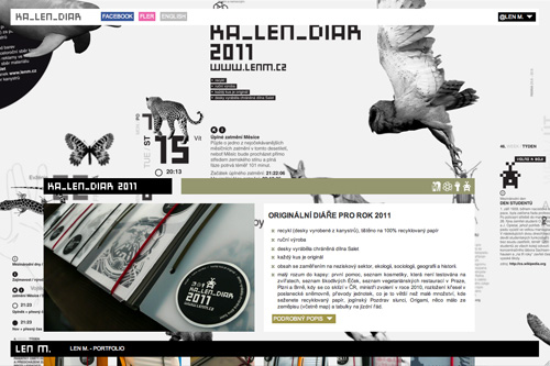 Originální, ručně vyráběné diáře 2011 - LEN M. Originální, ručně vyráběné diáře 2011 - LEN M.