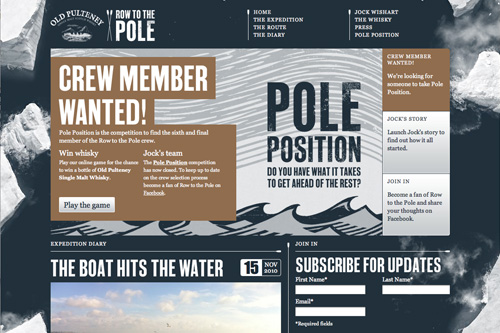 Old Pulteney Row to the Pole Old Pulteney Row to the Pole