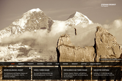 Stephan Siegrist, Profi Alpinist & Basejumper Stephan Siegrist, Profi Alpinist & Basejumper