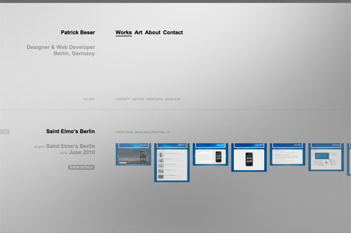 【Patrick Beser, Designer & Web Developer, Berlin 【Patrick Beser, Designer & Web Developer, Berlin