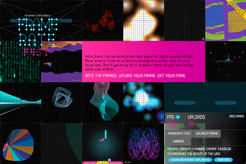 Framerate Fest - Experience the beauty of the web