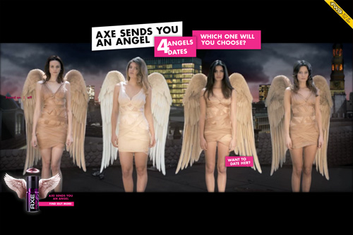 New AXE Excite. Even angels will fall. New AXE Excite. Even angels will fall.
