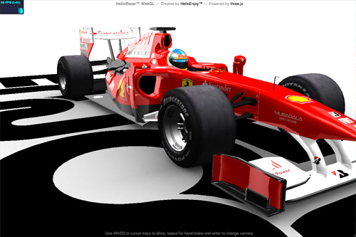 HelloRacer™ WebGL