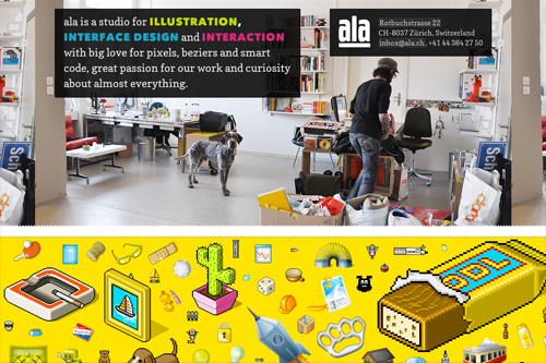 ala [illustration screendesign code]