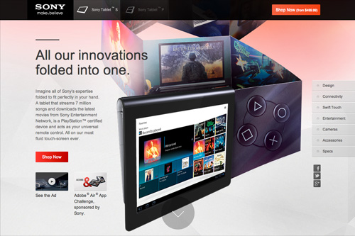Sony Tablet S – An Android Tablet Like No Other | Sony Electronics