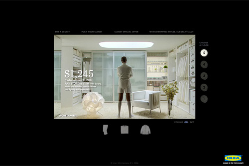 IKEA – Come in to the closet