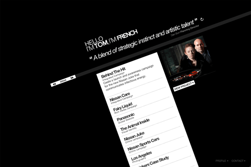 I'm Tom, i'm French. Art Direction. I'm Tom, i'm French. Art Direction.
