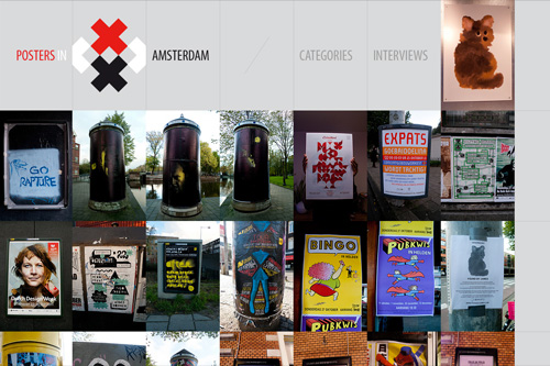 Posters in Amsterdam: an initiative by Jarr Geerligs