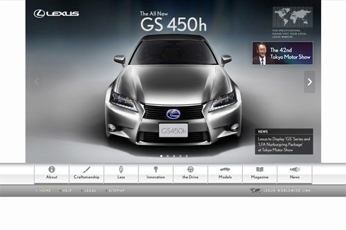 LEXUS GLOBAL WEBSITE LEXUS GLOBAL WEBSITE