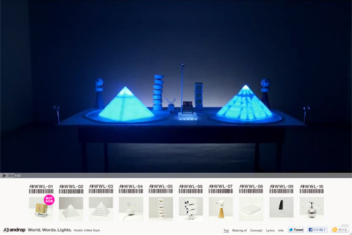 androp "World.Words.Lights." music video toys androp "World.Words.Lights." music video toys