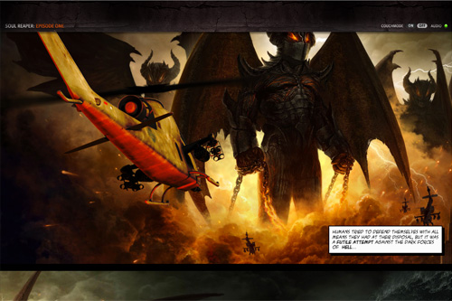 Soul Reaper - HTML5 Scroll Book