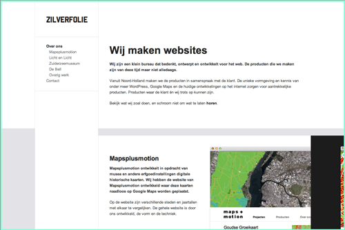 Zilverfolie - Interactieve Media