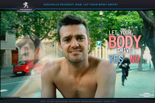 Nouvelle Peugeot 208 : Let your body drive